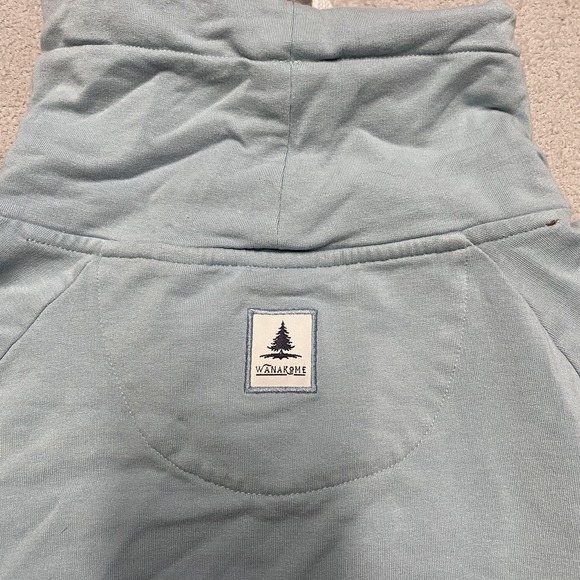 Wanakome Sweatshirt Womens XS Blue Outdoor Mock Neck Pullover - Picture 4 of 11